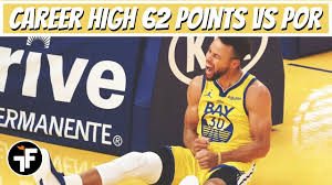 Questions regarding curry's legacy arose largely due. Steph Curry 62 Points Vs Blazers New Career High Youtube