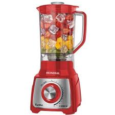 Liquidificador Mondial Turbo L 1200ri 1200w Vermelho Liquidificadores Casas Bahia 10551014 Para o preparo de vitaminas, sucos, massas, caldos, sopas, molhos e mesmo para triturar cubos de gelo, o liquidificador é indispensável. mondial