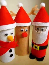 Zu Weihnachten Mit Klopapierrollen Basteln 40 Anleitungen Und Ideen Wohnideen Und Dekoration Weihnachtsmann Basteln Basteln Mit Toilettenpapierrollen Basteln Weihnachten