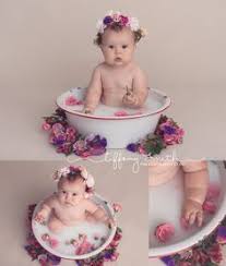 Buy top selling products like burt's bees baby® organic cotton jersey fitted crib sheet and dogwood blossom room darkening scalloped valance. Baby Milk Bath Session Milk Bath Photos With Flowers Baby Milk Bath Photos Baby Milk Bath 6 Month Baby Picture Ideas Milk Bath Photos