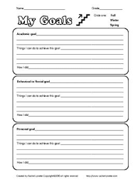 Student Goal Setting To Print Or Use As Tpt Digital Activity Student Goals Goal Setting For Students Goals Worksheet