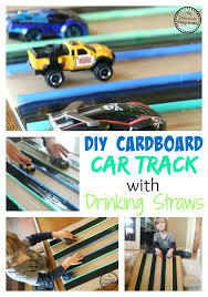 Cardboard cars are a fun and easy craft that you and your child can work on together. Diy Cardboard Car Track Ramp Planning Playtime