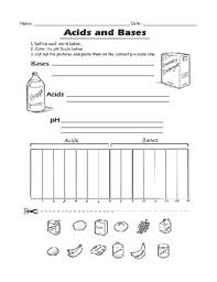 Worksheet # 1 properties of acids and bases. Ph Acids And Bases Worksheet By Osee S Home Schooled Education Tpt