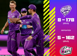 View all hobart hurricanes matches. Bbl 2020 Hobart Hurricanes Vs Sydney Sixers Highlights Hh Won By 16 Runs