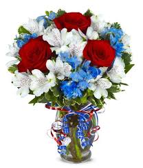 Send your sympathies with a beautiful bouquet or wreath. Red White And Blue Flowers At From You Flowers