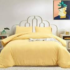 Yellow comforter set bedroom comforter sets full comforter sets king comforter yellow bedspread teen bedding. Cottonight Yellow Comforter Set Queen Cotton Girls Comforter Full Solid Color In Ebay