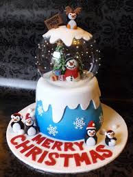 Snow Globe Cake Christmas Christmas Cake Decorations Christmas Cake Designs Christmas Cake