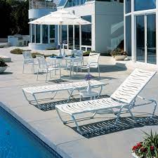 Stop by casual image and check out our inventory on this collection…you will be impressed with the quality and value this collection provides! Tropitone Millennia Ez Span Wave Chaise Lounge Set Tt Millennia Set6