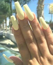 Looking for nail art inspiration? Light Yellow Acrylic Nails Buy This Collection And Receive A Free Full Size Bottle Of Holo Back Girl While Yellow Nails Yellow Nail Art Summer Nails Colors