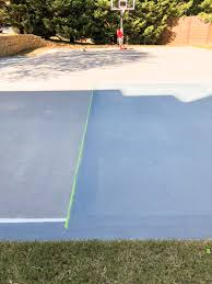Our court had lots of cracks and it required a large amount of. How To Transform A Concrete Pad With Granite Grip Bower Power