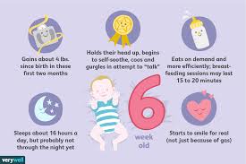 your 6 week old baby development milestones