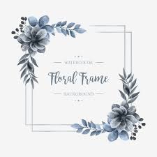 The image can be easily used for any free creative project. Wedding Watercolor Floral Flower Silver Frame Floral Clipart Background Pattern Png And Vector With Transparent Background For Free Download Watercolor Flower Background Floral Wreaths Illustration Flower Frame