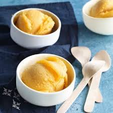 Aprikosensorbet Aus Der Eismaschine Rezept Rezepte Sorbet Parfait Desserts