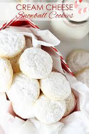 Christmas cream cheese cookies, you guys!! Cream Cheese Snowball Cookies Let S Dish Recipes