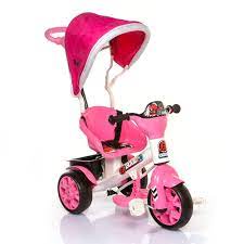 baby hope bobo speed tenteli 3 tekerlekli bisiklet pembe
