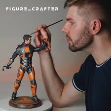 I made a fan-art sculpture of Gordon Freeman (the Half-Life game series) ☢️  : r/geek