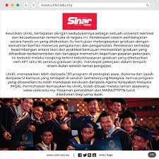 Selain itu jelasnya, aspek tenaga pengajar serta staf sokongan di unikl msi, kemudahan yang ditawarkan serta sistem kualiti pengurusan turut menjadi kriteria. 9ugqak1dmbx4qm