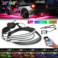 There was an indiegogo campaign for this light. Automotive App Control Led Strip Under Car Tube Underglow Underbody System Neon Lights Kit Light Bulbs