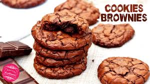 La boulangerie est fermée ? Les Cookies Brownies Au Chocolat Recette Facile Rapide Et Delicieuse Youtube