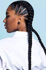 To recreate this voluminous updo style, you may need extensions. 5 Ways To Wear The Two Braid Cornrow Style Everyone S Rocking Un Ruly Two Braid Hairstyles Cornrow Hairstyles Hair Styles