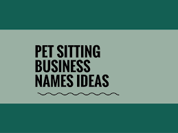 465 Catchy Pet Sitting Business Names Ideas Video Infographic Pet Sitting Business Pet Sitting Business Names Business Name Idea