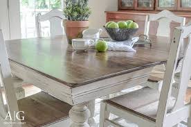 Build a live edge table with steel base. 15 Stunning Diy Dining Table Makeovers Little Red Window