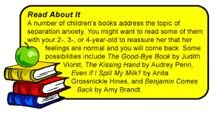 Here he considers separation and the anxiety that accompanies it: Separation Anxiety