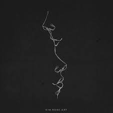 Kim Rose Art Line Art Drawings Rose Art Minimalist Drawing