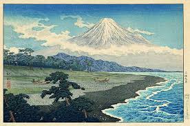 Fuji From Miho No Matsubara 1929 Shotei Takahashi Wikiart Org