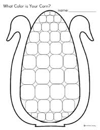 This children's coloring page of a corn will help your child develop their imagination while improving their pencil grip. Indian Corn Coloring Page By Little Stars Learning Tpt
