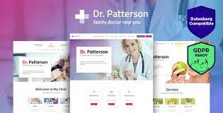 Dr Patterson Medicine Healthcare Doctor Wordpress Theme