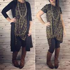 Blendingin Your Spring Wardrobe And Fall Winter Wardrobe Throw On Your Black Leggings Tall Boots A Sarah Cardigan Fashion Autumn Fashion Lula Roe Outfits