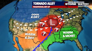The storm prediction center, a branch of the national weather service, is this map of the average number of tornadoes annually (1951 to 1999) is helpful to understand. Tornado Alley Shifts East Bringing More Tornados To The Carolinas Fox 46 Charlotte