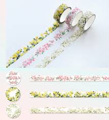 3 Unids Set Lindo Rollos De Cinta Adhesiva Decorativa Washi De Kawaii Flor Washitape Bala Diario Wash Washi Tape Ideas Cinta Adhesiva Decorativa Cinta Adhesiva