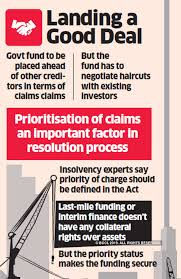 For Claims Stress Fund To Get Priority Over Other Creditors