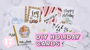 Add your photos to preset designs or upload your own design. How To Make Diy Holiday Cards Plan With Me Youtube