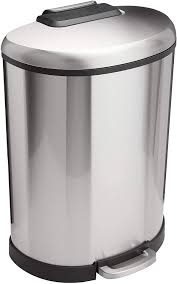 I don't remember, i must've put your file in the trash bin, i ran out of brain storage. Amazon Com Amazon Basics 50 Liter 13 2 Gallon Soft Close Trash Can With Foot Pedal D Shaped Stainless Steel Home Kitchen