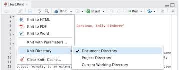Check spelling or type a new query. 16 6 The Working Directory For R Code Chunks R Markdown Cookbook
