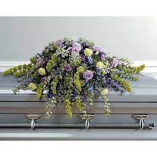 The importance of funeral flowers is what we take the most pride in. Lavender Blue And Green Elegant Flowers Fresno Florists Flowers In Fresno Ca Weddings Funeral Corporate Events Everyday Flowers