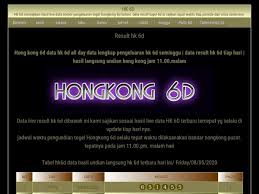See full list on pengeluaranhk6d.com Hongkong 6d Live Draw Data Hk 6d Live History Nomor Hk6d