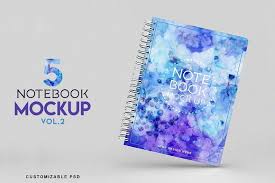 Notebook Mockup Vol 2 By Honnum Graphic Art On Creativemarket Dizajn I Akvarel