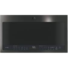 Maybe you would like to learn more about one of these? Ge Profile 1050 Watt 2 1 Cu Ft Black Stainless Steel Over The Range Microwave Oven Home Hardware