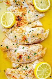 Baked Tilapia With Garlic Lemon Butter Fish Dinner Recipes Easy Fish Recipes Tilapia Recipes Easy