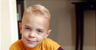 Needle in new shoes sticks boy in the foot