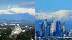 Image result for la mountains with snow