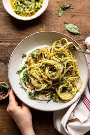 Broccoli Pesto Pasta With Whipped Ricotta Half Baked Harvest Recipe Healthy Recipes Broccoli Pesto Recipes
