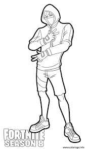 The renegade raider skin is a fortnite cosmetic that can be used by your character in the game! Coloriage Fortnite Skin Bambi Coloriage Ikonik Skin From Fortnite Season 8 Jecoloriecom Coloring Pages Animal Coloring Pages Coloring Pages For Boys
