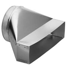 Do you want the pipe to stay round or can it be changed to a rectangle? Broan Nutone 4 1 2 In X 18 1 2 In To 10 In Round Galvanized Steel Vertical Duct Transition 423 The Home Depot