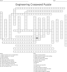 Maybe you would like to learn more about one of these? Engineering Crossword Puzzle Wordmint