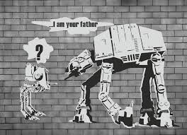 Slim and tall, this contemporary chelsea wood frame has a matte black finish and is well suited for all art types. Banksy Style Star Wars I Am Your Father Wall Sticker Vinyl Decal Art Transfer Decal Paper Stickers Gsxrdecal Wall Sticker Aliexpress